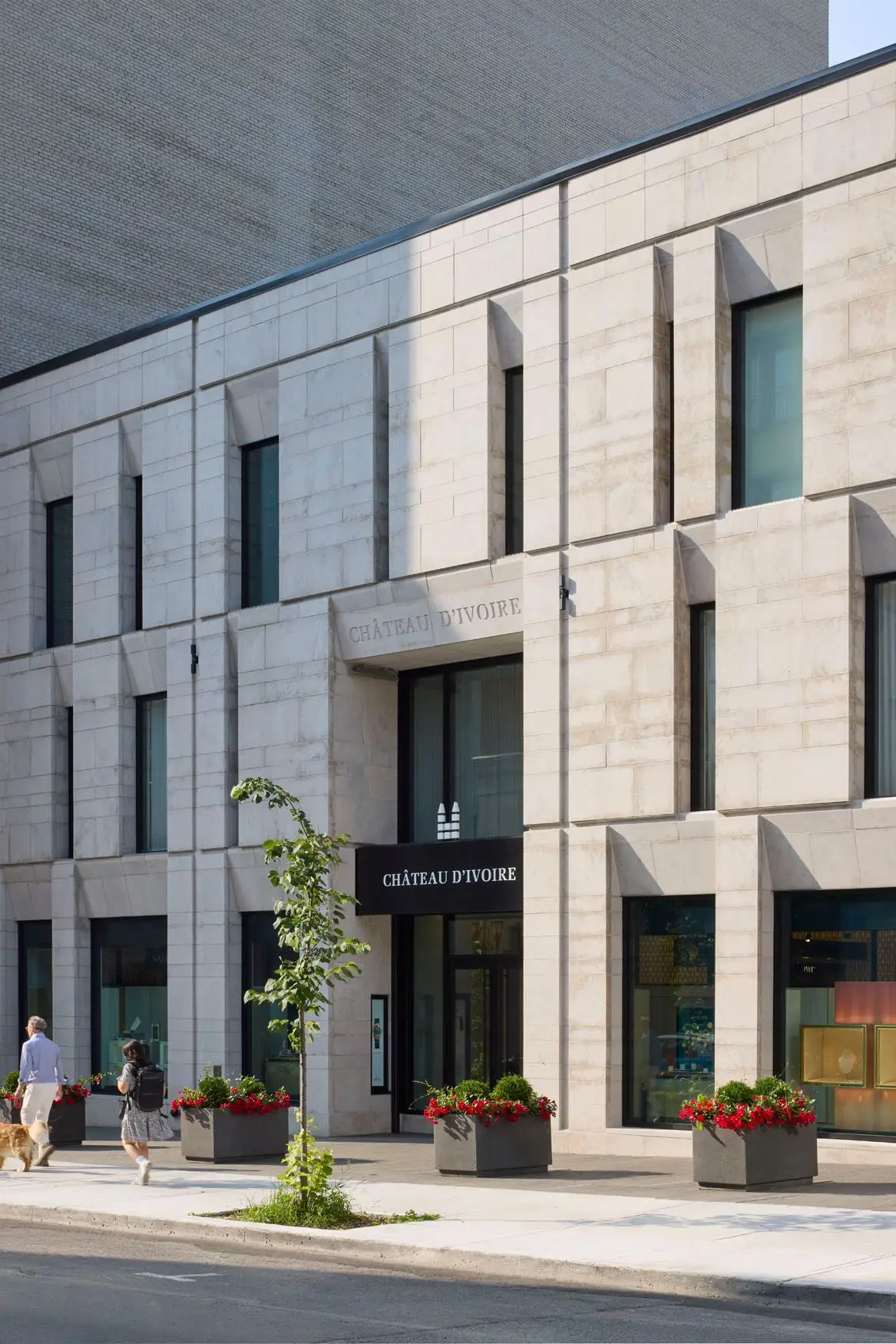 La façade du magasin Château d'Ivoire